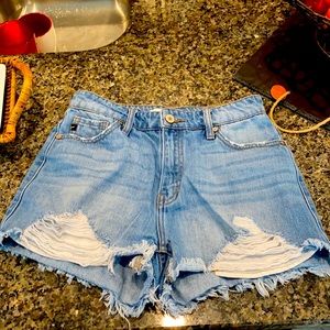 Light wash Jean shorts. Small. Worn maybe 2 times.